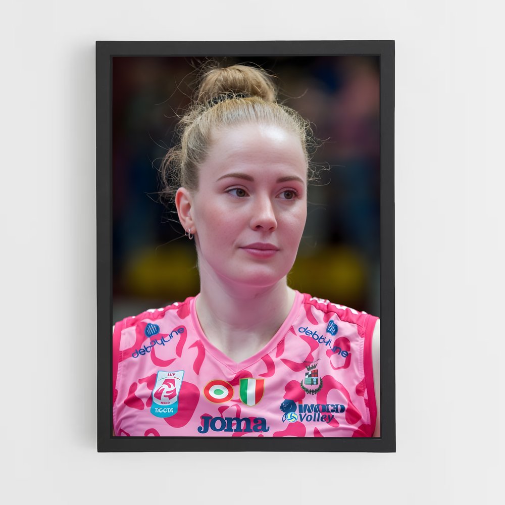 Poster Isabelle haak fonctionnalité – affiche Volleyball (vue 2)